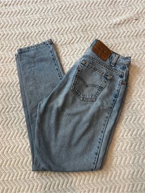 Vintage Levi’s 551 High-Waisted Relaxed Fit Tapered Leg  - 12 Long